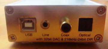 Micro Audio System Rear Panel