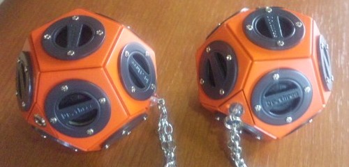 3D SOUND SPEAKER 3D-015 Black�~Orange