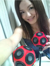 ���䗜�Ԃ���ƃX�s�[�J�[(3D-02 red)